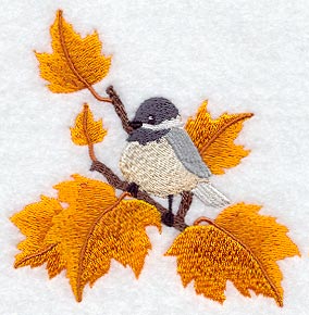 Seasons Chickadee - Autumn