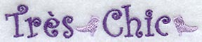 Tres Chic Border