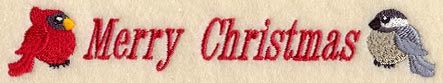 Christmas Bird Border