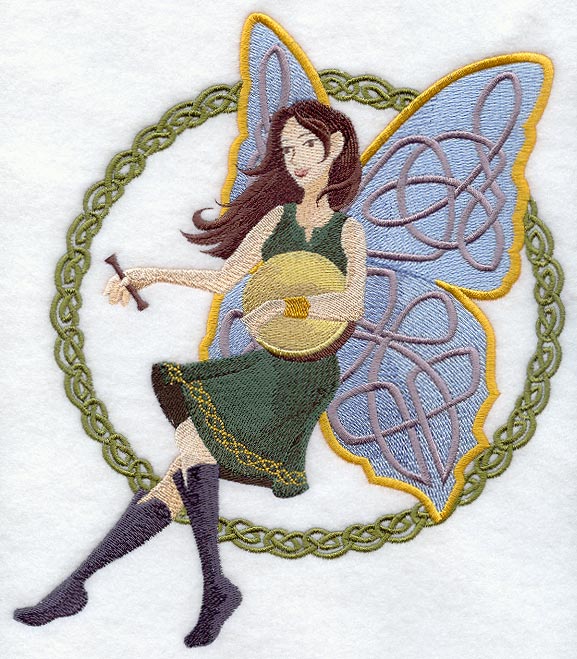 Bodhran Celtic Fairy