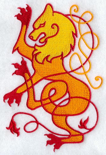 Celtic Lion and Knotwork