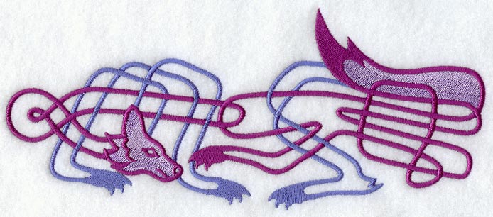 Celtic Knotwork Wolf
