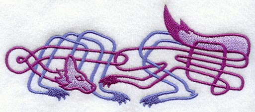 Celtic Knotwork Wolf