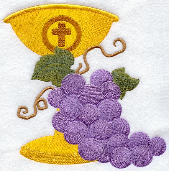 Chalice with Grapes