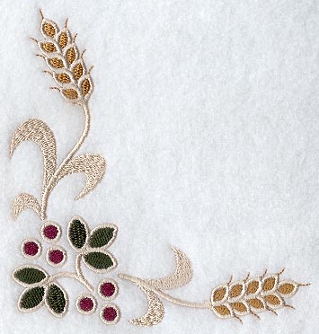 Cranberries and Wheat Corner