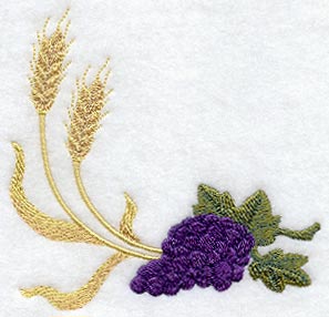 Grapes and Wheat Corner