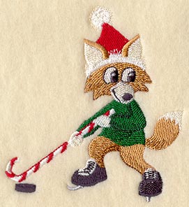 Candy Cane Critter - Finn the Fox
