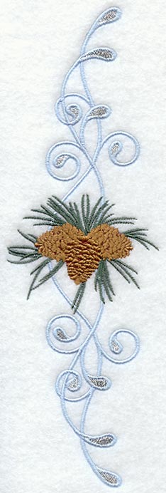 Winter Wonderland Pine Cone Spray