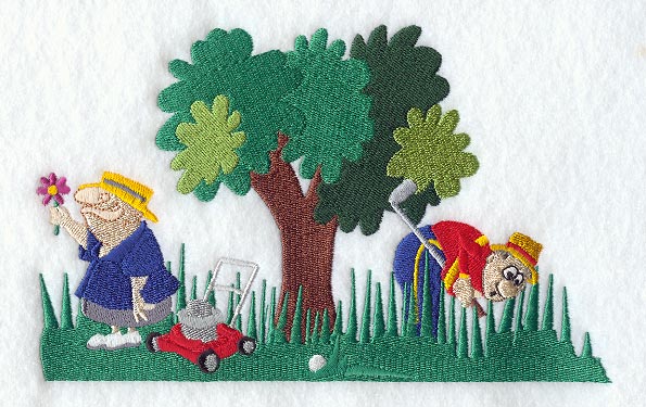 Golf Guys in the Rough