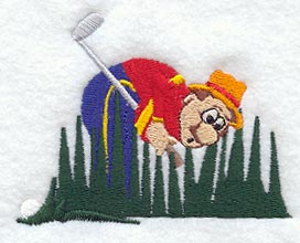 Golf Guy in the Rough