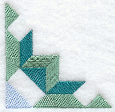 Friendship Star Quilt Block - Quarter - Lg