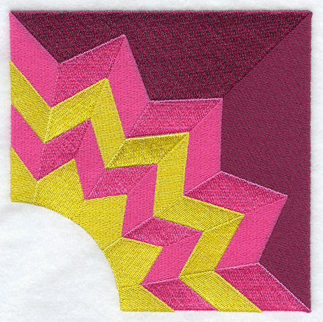 Sunset Glow Quilt Block - Lg