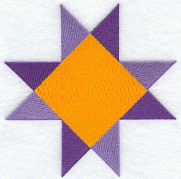 Evening Star Quilt Block - Lg