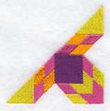 Ring Around the Star Quilt Block - Quarter - Lg