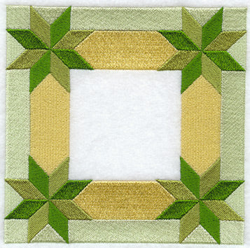 Diamonds in the Corners Quilt Block - Lg
