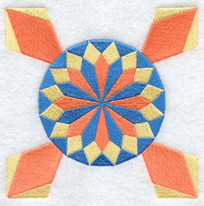 Wyoming Patch Quilt Block - Lg