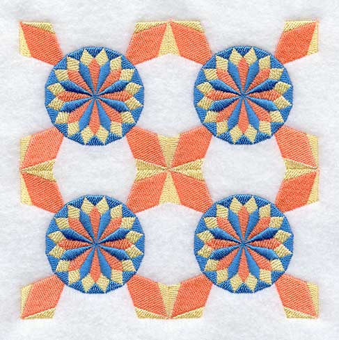 Wyoming Patch Quilt Block - 4 Block - Lg