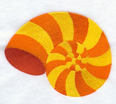 Nautilus Seashell Quilt Block - Lg