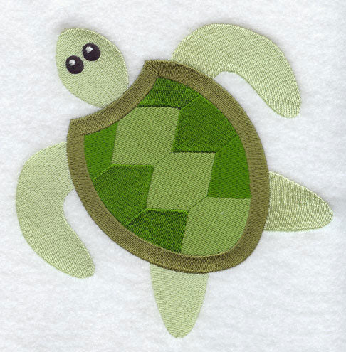 Sea Turtle Quilt Block - Lg