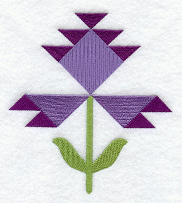Lilies of the Field Quilt Block - Lg