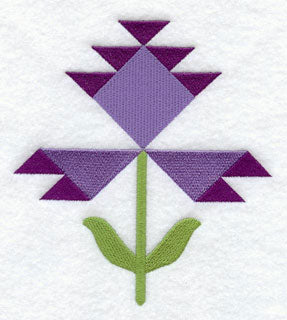Lilies of the Field Quilt Block - Lg