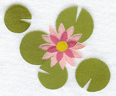 Lotus Quilt Block - Lg