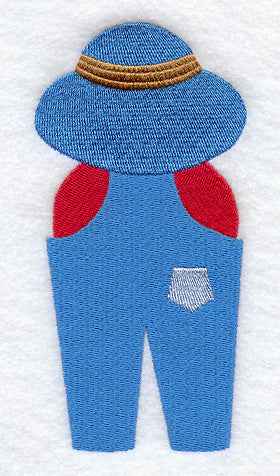 Suspender Sam Quilt Block - Lg