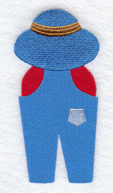 Suspender Sam Quilt Block - Lg