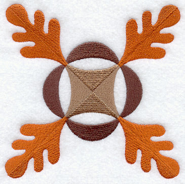 Oak Leaf Quilt Block - Lg