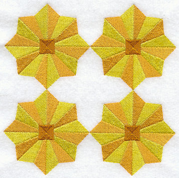 Sunbeam Quilt Block - 4 Block Lg