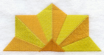 Sunbeam Quilt Block - Half Lg