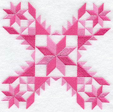 Haley's Comet Quilt Block - Lg