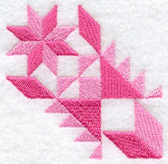 Haley's Comet Quilt Block - Quarter Lg