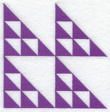 Birds in the Air Quilt Block - 4 Block Lg