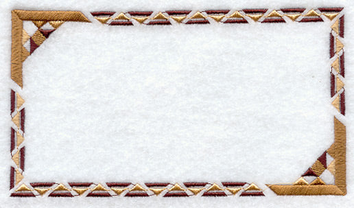 Crown of Thorns Quilt Label - Lg