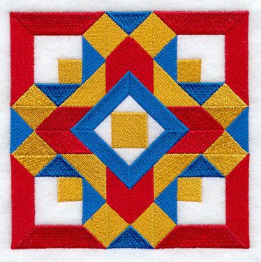 Church Windows Quilt Block - Lg