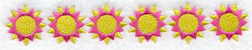 Sunset Glow Quilt Border - Lg