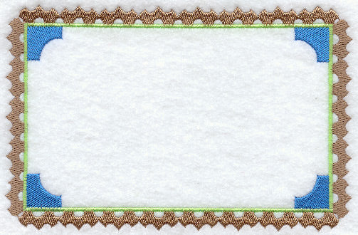 Drunkard's Path Quilt Label - Lg