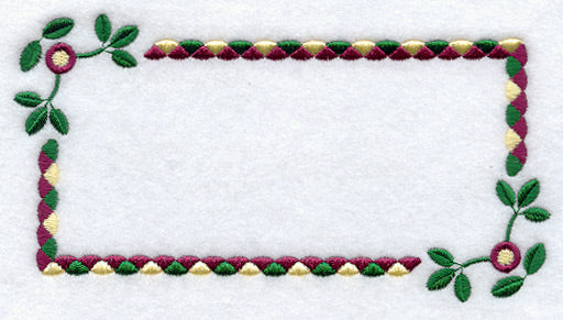 Flower Reel Quilt Label - Lg