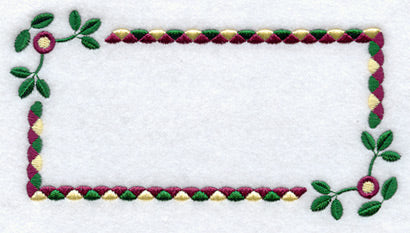 Flower Reel Quilt Label - Lg