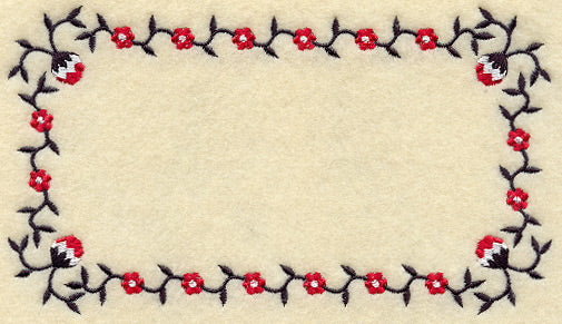 Whig Rose Quilt Label - Lg