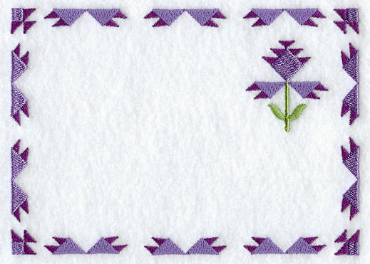 Lilies of the Field Quilt Label - Lg