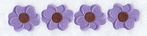 Hollyhock Quilt Border - Lg