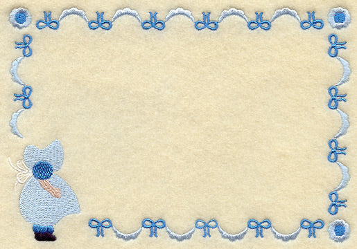 Sunbonnet Sue Quilt Label - Lg