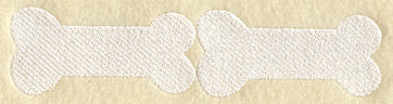 Gingham Dog Border - Lg