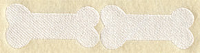 Gingham Dog Border - Lg