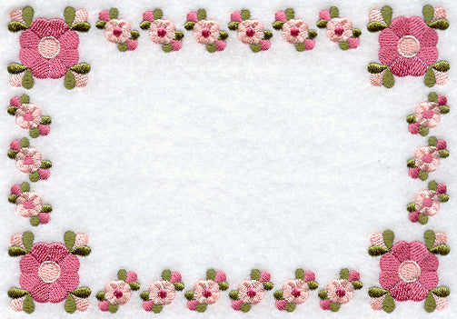 Mountain Rose Quilt Label - Lg