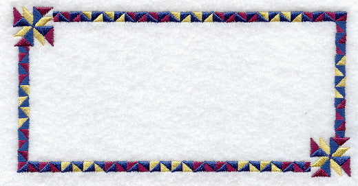 Twisted Star Quilt Label - Lg