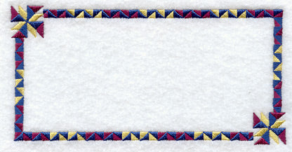 Twisted Star Quilt Label - Lg