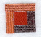 Log Cabin Quilt Corner - Lg